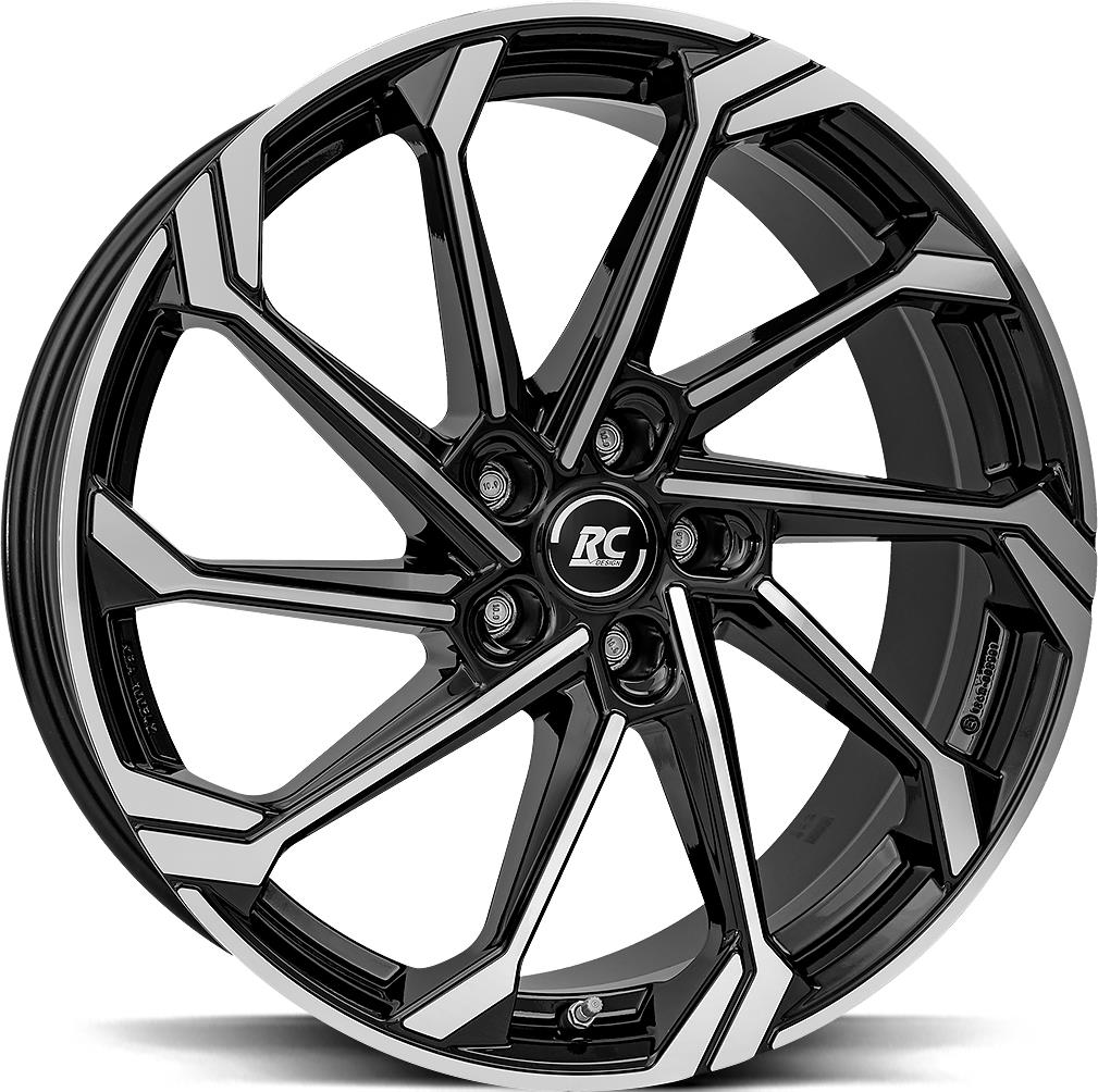 BROCK RC36 BLACK FULL POLISH 8x20 5/114 ET35 CB66.1