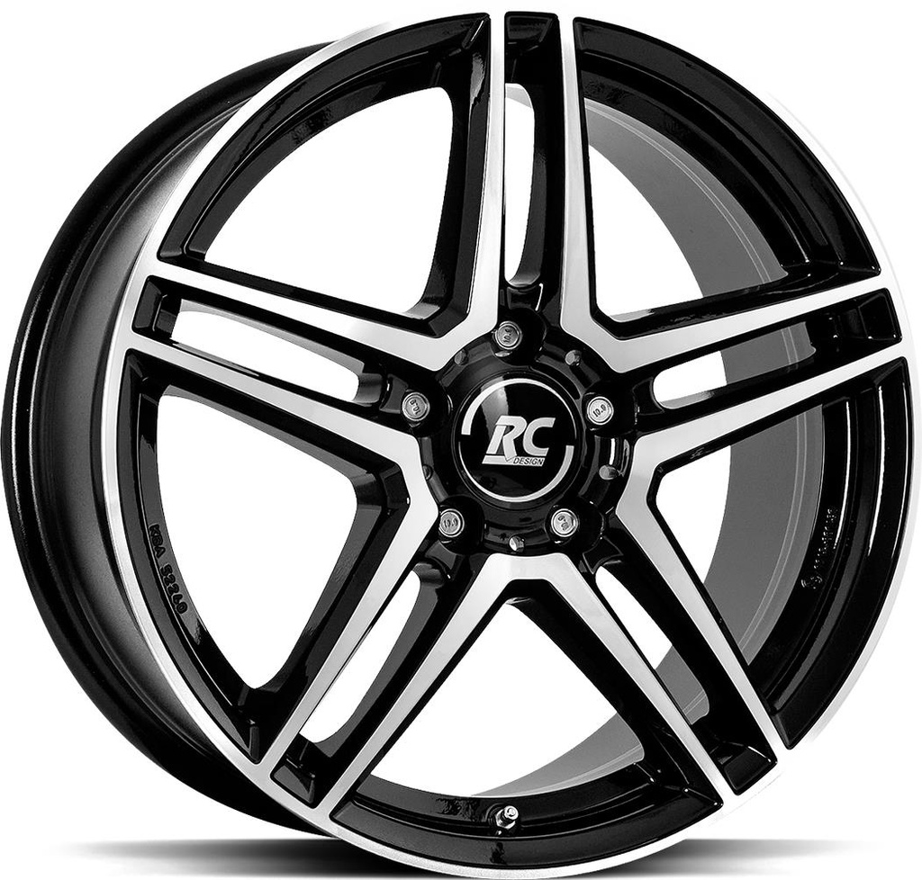 BROCK RCD17 BLACK FULL POLISH 8.5x19 5/112 ET44 CB66.6