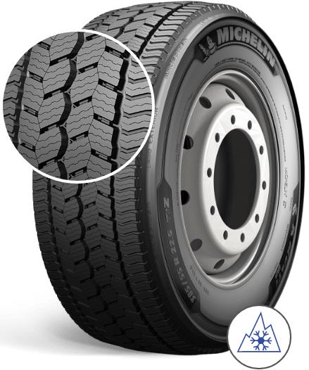 385/55R22.5 160K MICHELIN X MULTI GRIP Z AS VG XL