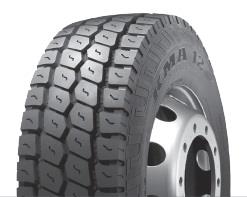 385/65R22.5 160K KUMHO KMA12 XL STEER ON/OFF